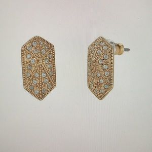Stella and Dot Valor Gold Studs